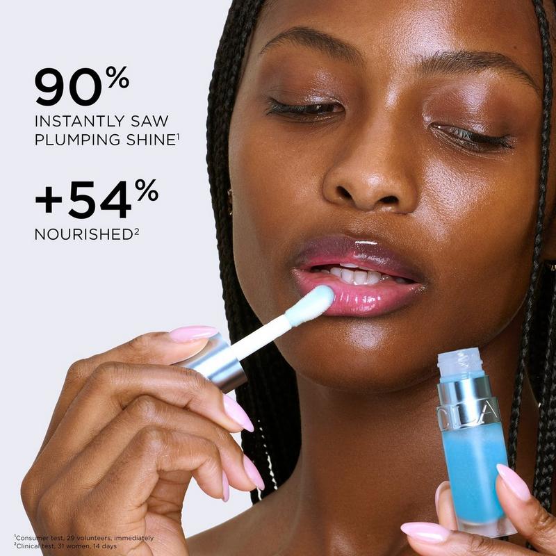 Clarins - 00 Cryo Mint Cryo-Plumping Lip Oil | Ulta Beauty