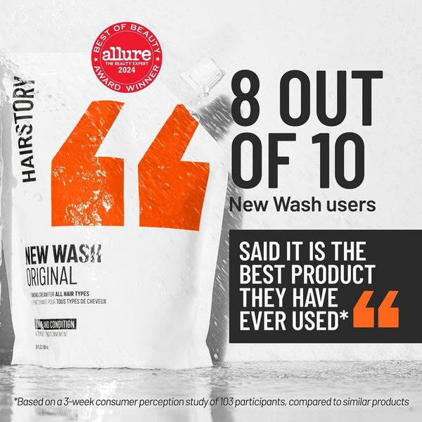 Hairstory New Wash Original Cleansing & Conditioning Cream For All Hair Types #8