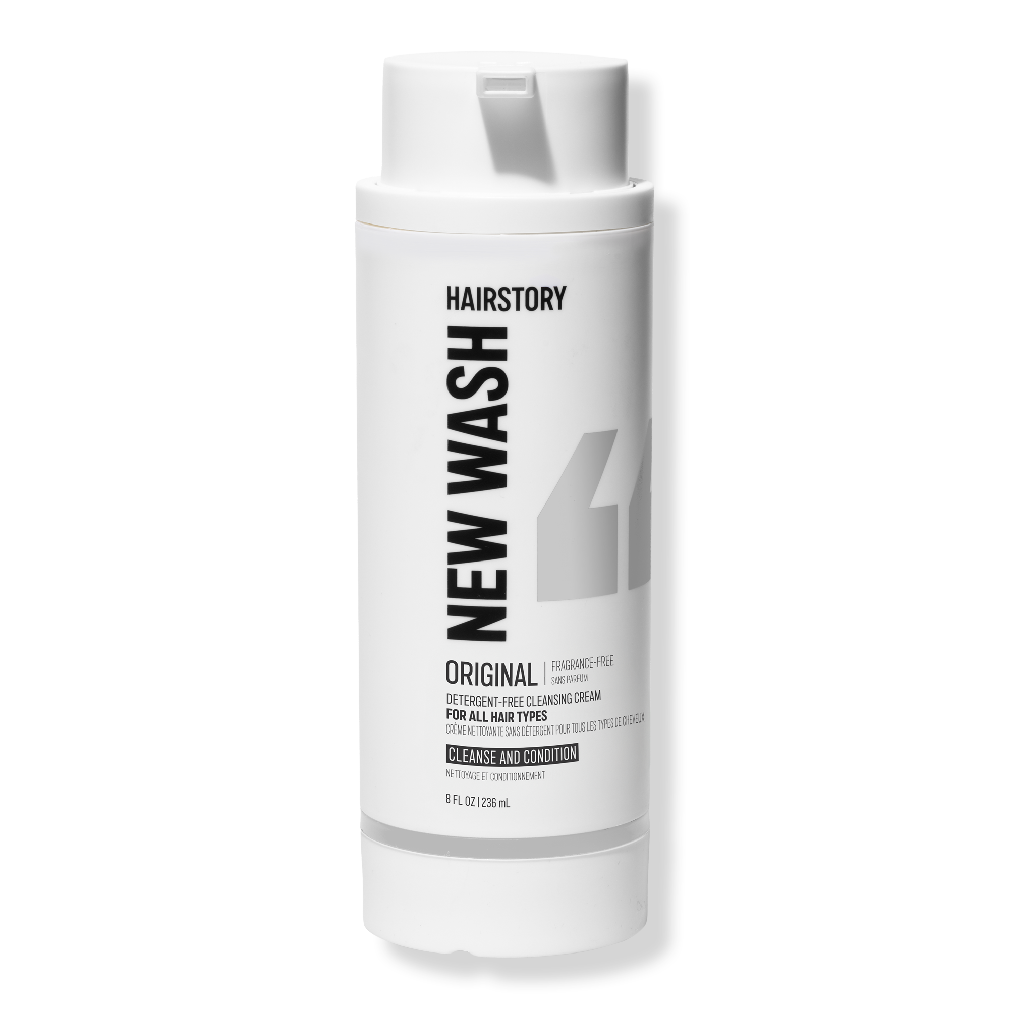 New Wash Original Fragrance-Free Cleansing & Conditioning Cream For All Hair Types