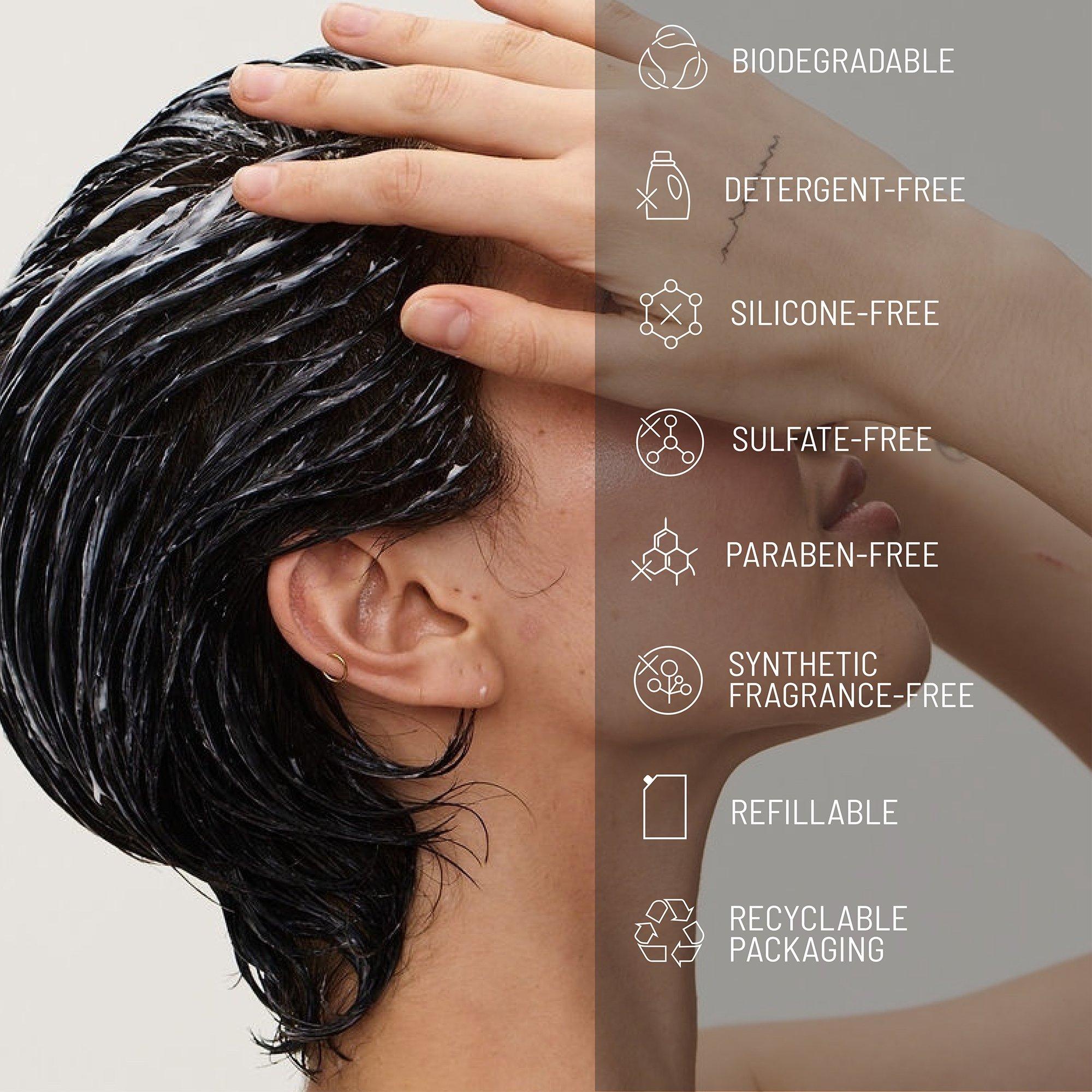 Очищающий и кондиционирующий крем без отдушки Hairstory New Wash Original — фото 6