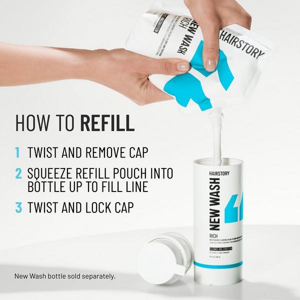 Hairstory New Wash Rich Cleansing & Conditioning Cream For Thick, Coarse and Curly Hair #8