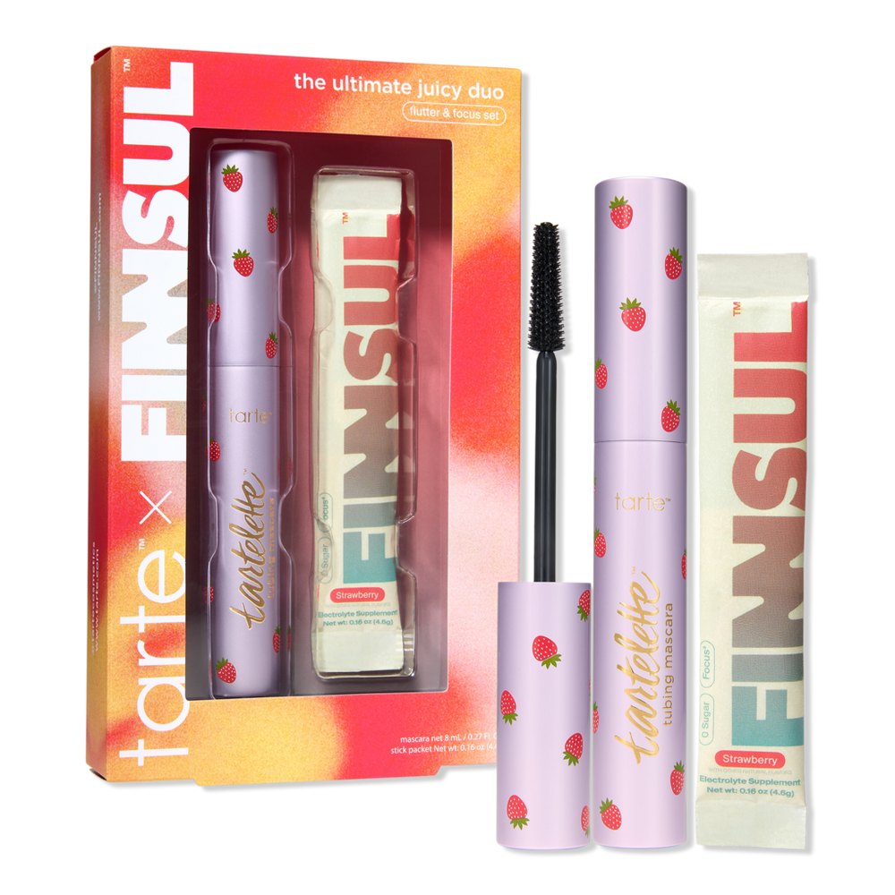 Tarte X Finnsul The Ultimate Juicy Duo Flutter & Focus Set - Lette Tubing Mascara In Multi