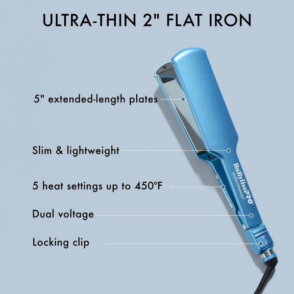 BaBylissPRO Nano Titanium Professional Ultra-Thin Flat Iron #3