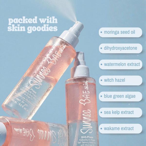 Sunnee BAEskin BAE-Phase Watermelon Self-Tanner Mist #4