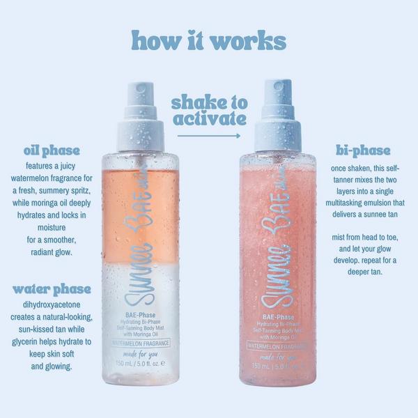 Sunnee BAEskin BAE-Phase Watermelon Self-Tanner Mist #5