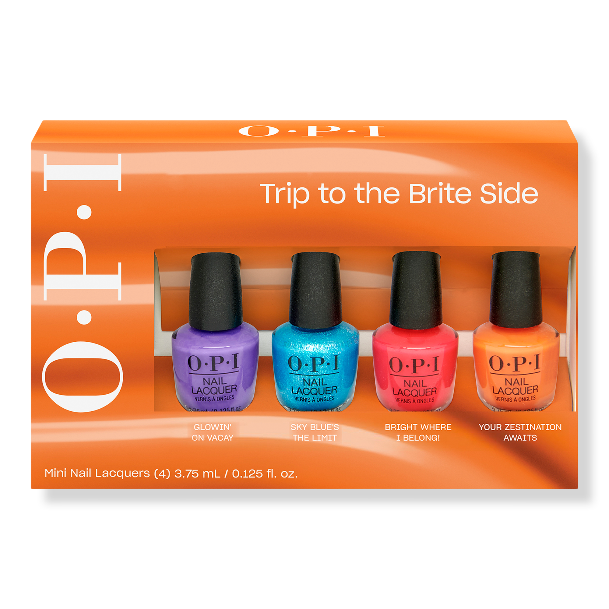 OPI Trip to the Brite Side Mini Nail Polish 4 Piece Kit #1