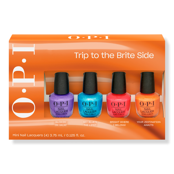 OPI Trip to the Brite Side Mini Nail Polish 4 Piece Kit #1
