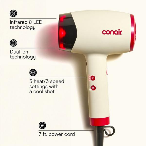 Conair INFINITI PRO LED Infrared Hair Dryer #3