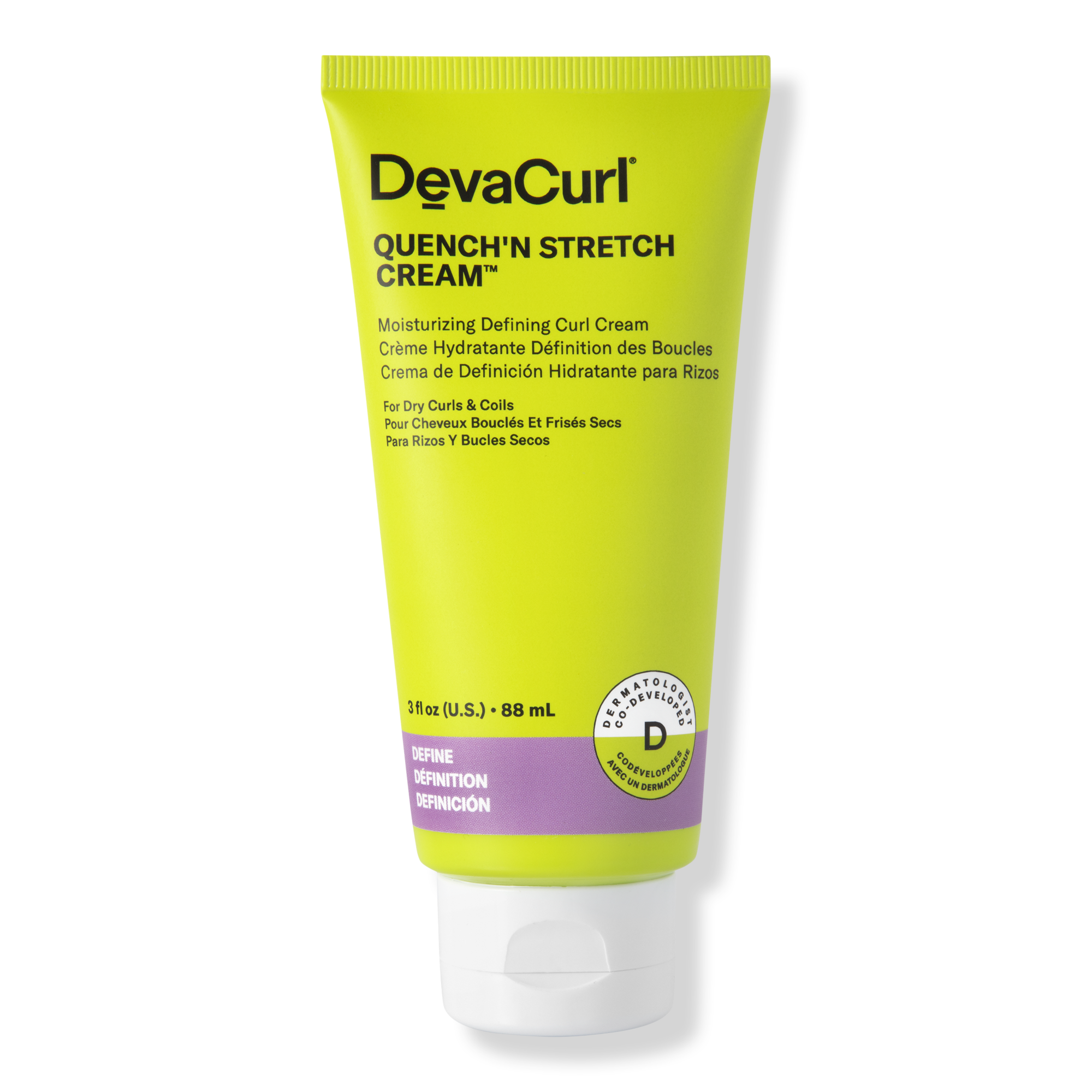 DevaCurl QUENCH’N STRETCH CREAM Moisturizing Defining Curl Cream #1