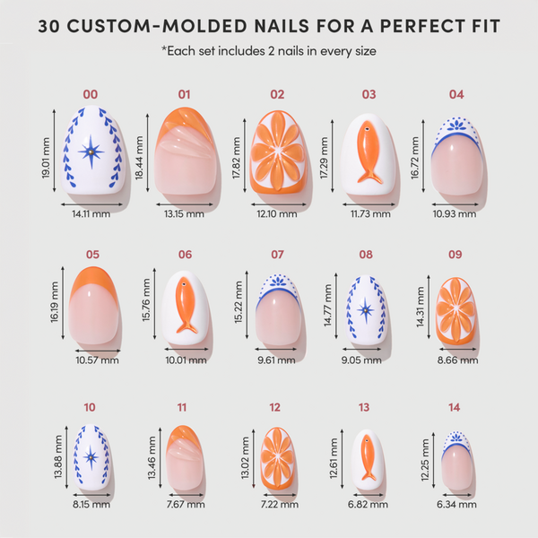Glamnetic Citrus Coast Press-On Nails #6