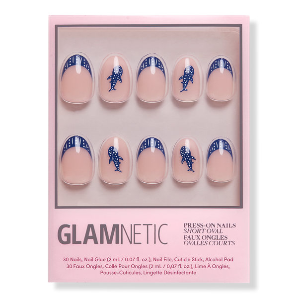 Glamnetic Whale Waves Press-On Nails #1