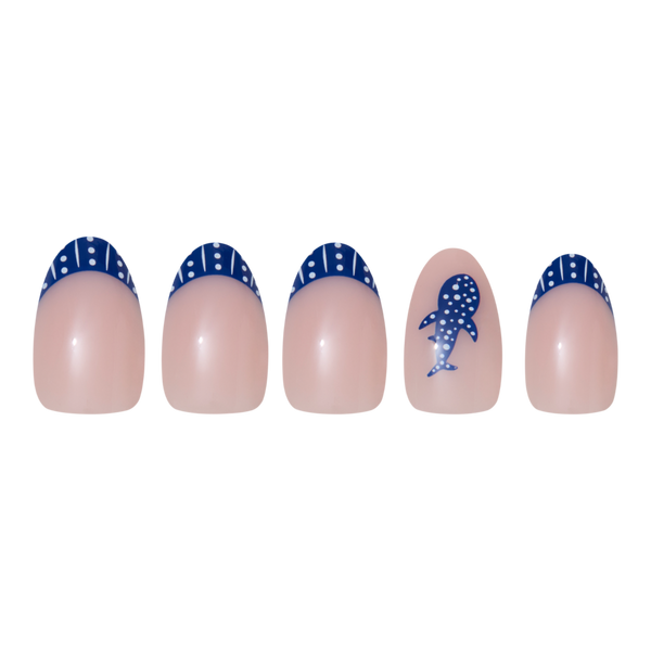 Glamnetic Whale Waves Press-On Nails #3
