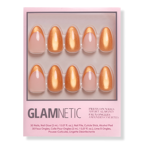 Glamnetic Orange Pop Press-On Nails #1