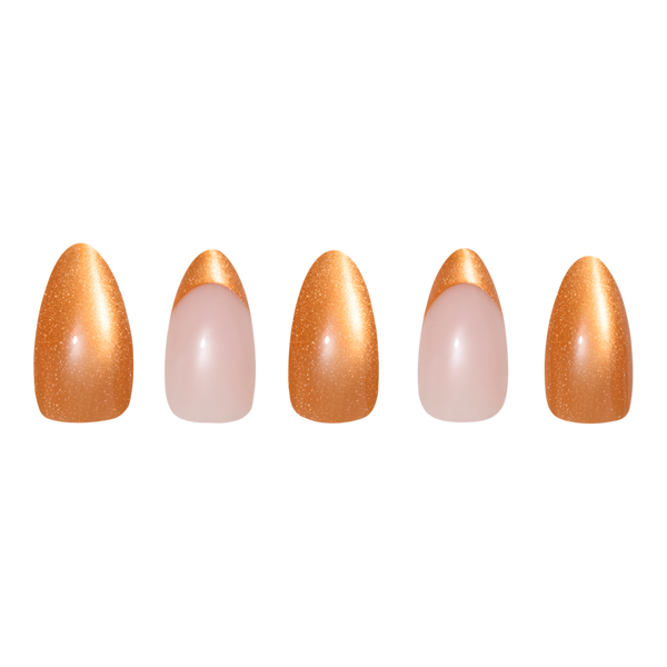 Glamnetic Orange Pop Press-On Nails #3
