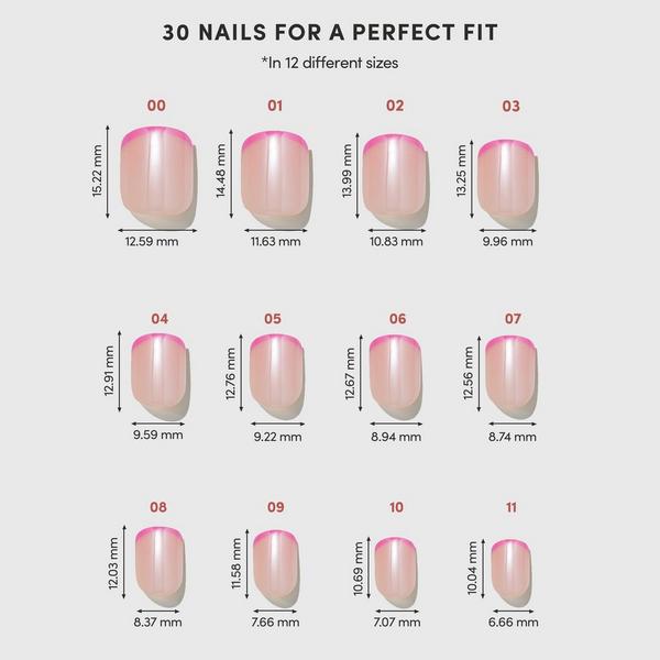 Glamnetic Pink Tutu Press-On Nails #6