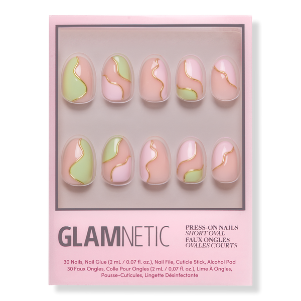 Glamnetic Strawberry Matcha Press-On Nails #1