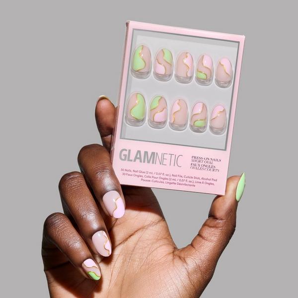 Glamnetic Strawberry Matcha Press-On Nails #5