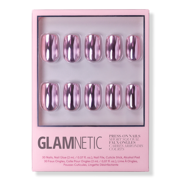 Glamnetic Metallic Blush Press-On Nails #1
