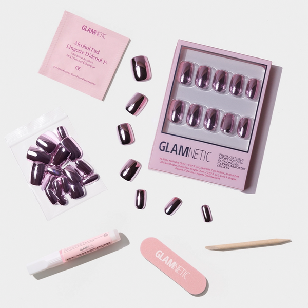 Glamnetic Metallic Blush Press-On Nails #2