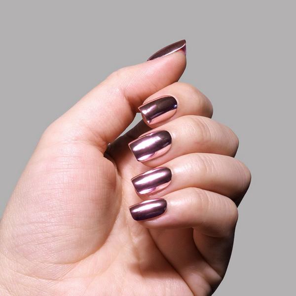 Glamnetic Metallic Blush Press-On Nails #4