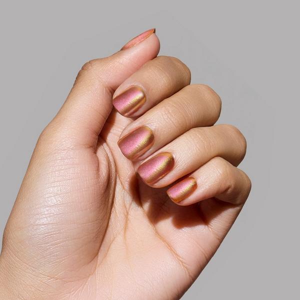 Glamnetic Papaya Chrome Press-On Nails #4