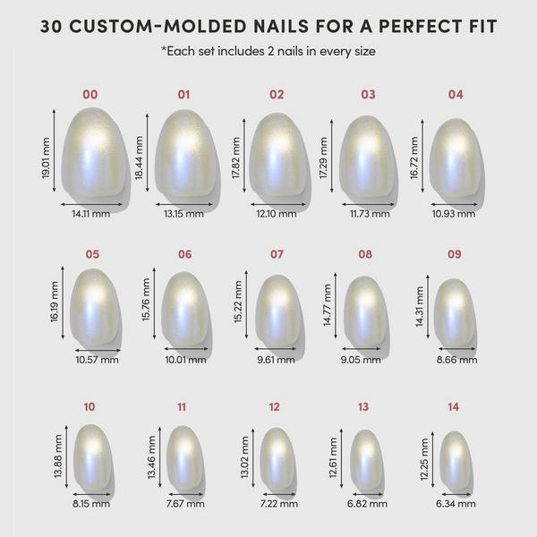 Glamnetic Silver Siren Press-On Nails #6