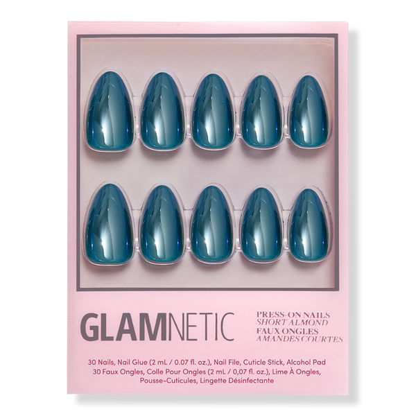 Glamnetic Midnight Teal Press-On Nails #1