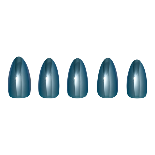 Glamnetic Midnight Teal Press-On Nails #3