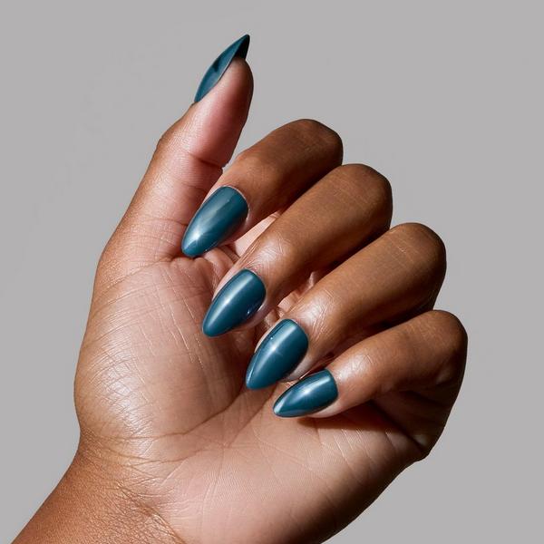 Glamnetic Midnight Teal Press-On Nails #4