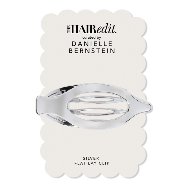 The Hair Edit Silver Flat Lay Claw Clip by Danielle Bernstein #1