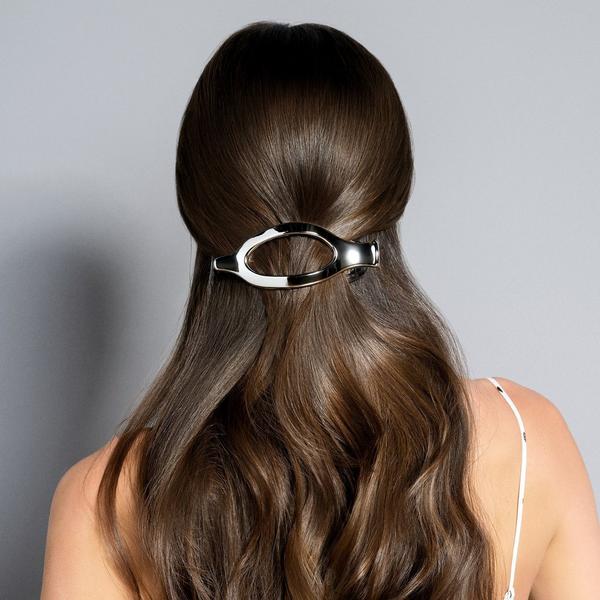 The Hair Edit Silver Flat Lay Claw Clip by Danielle Bernstein #5