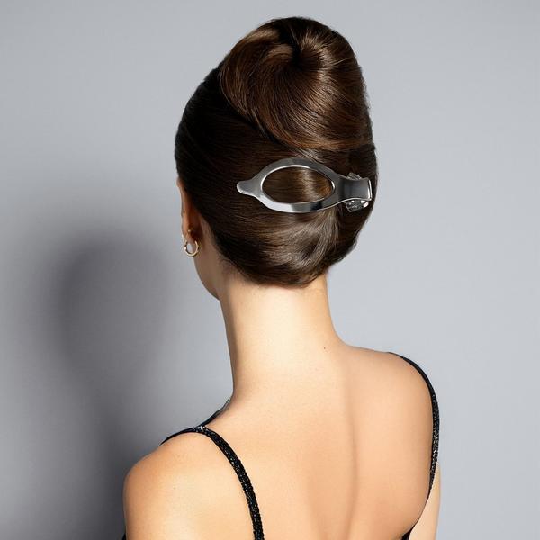 The Hair Edit Silver Flat Lay Claw Clip by Danielle Bernstein #6