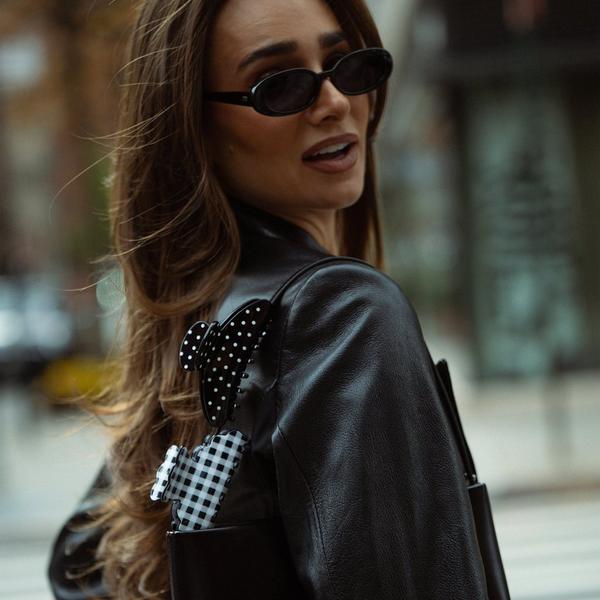 The Hair Edit Scalloped Gingham Claw Clip by Danielle Bernstein #3