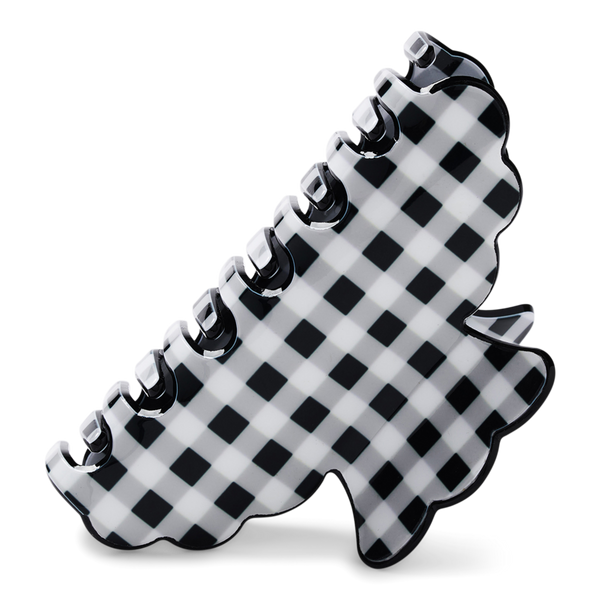 The Hair Edit Scalloped Gingham Claw Clip by Danielle Bernstein #8