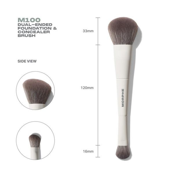 Morphe M100 Dual-Ended Foundation & Concealer Brush #3