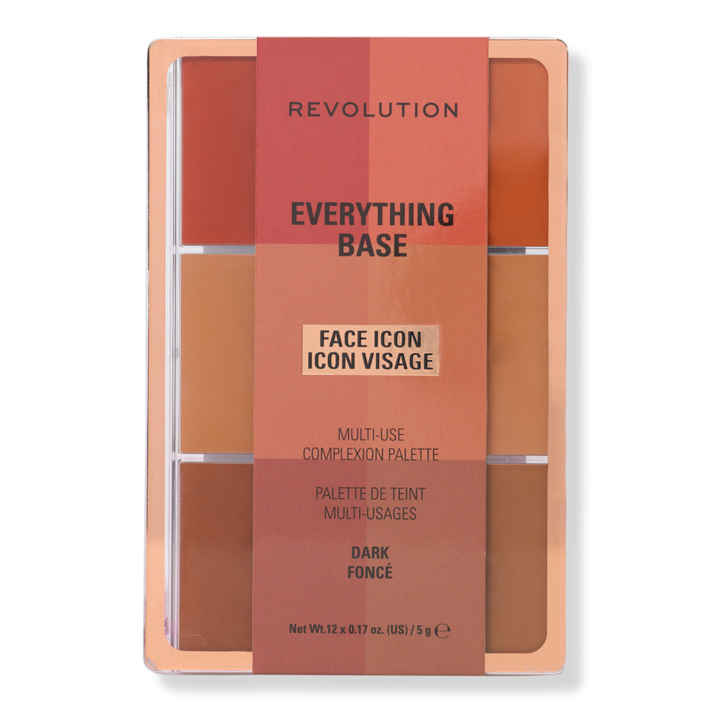 Revolution Beauty Everything Base Face Icon Complexion Palette - Dark