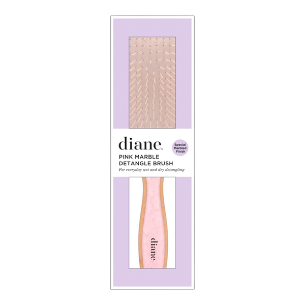 Diane Pink Marble Detangle Brush #5