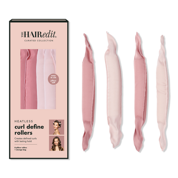 The Hair Edit Heatless Curl Define Pillow Hair Rollers 8-Pack #1