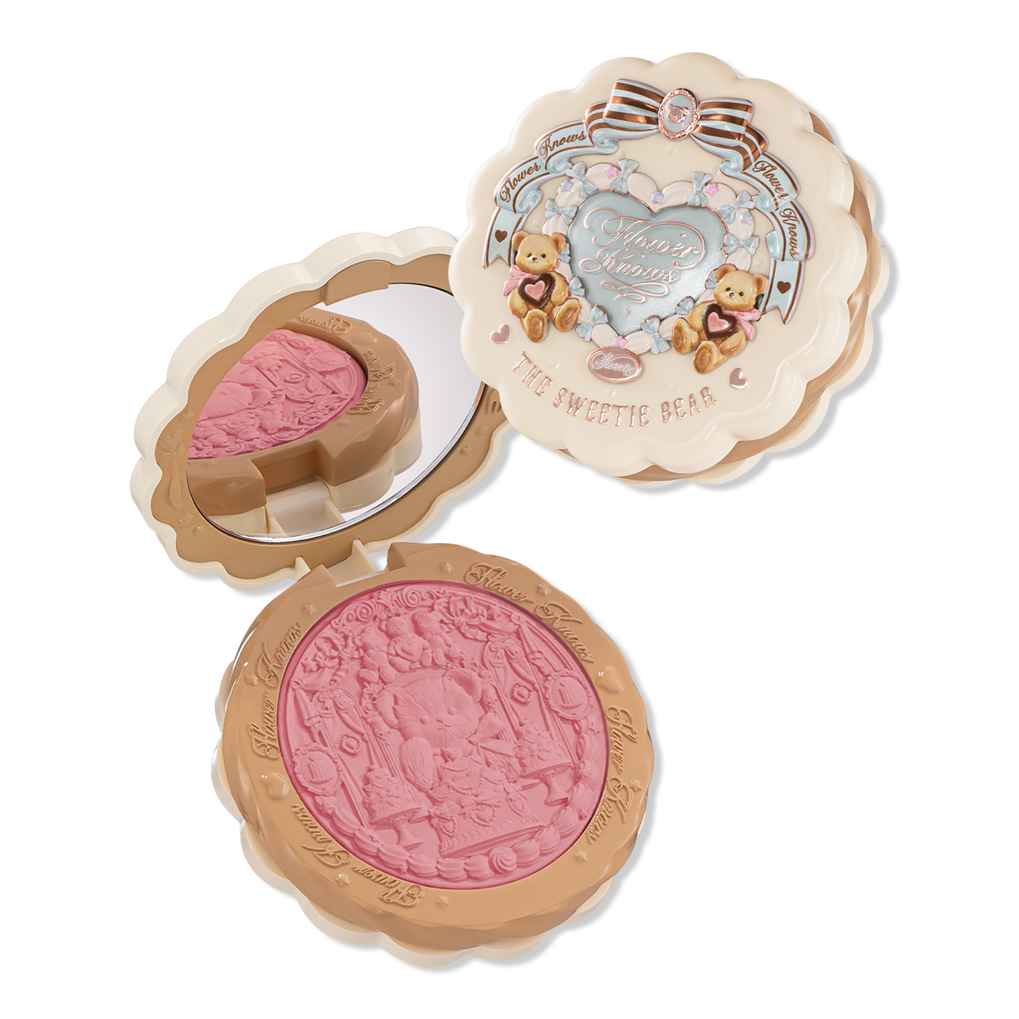 Flower Knows The Sweetie Bear Collection Silk Satin Blush #1