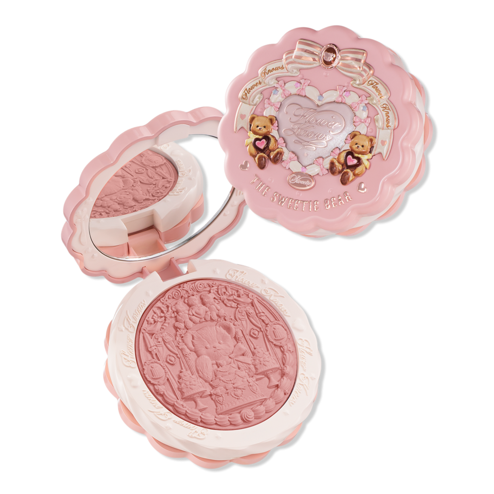 Flower Knows The Sweetie Bear Collection Silk Satin Blush - 03 Rose Chanson