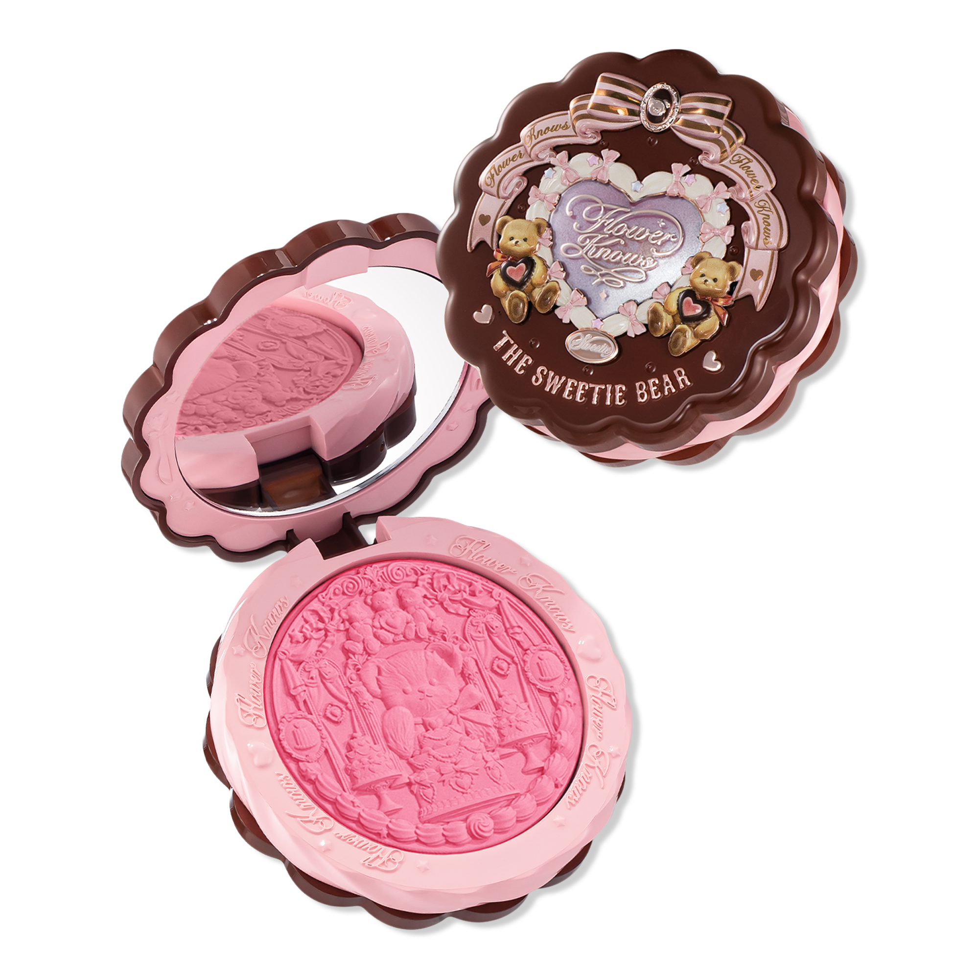 Flower Knows The Sweetie Bear Collection Silk Satin Blush #1