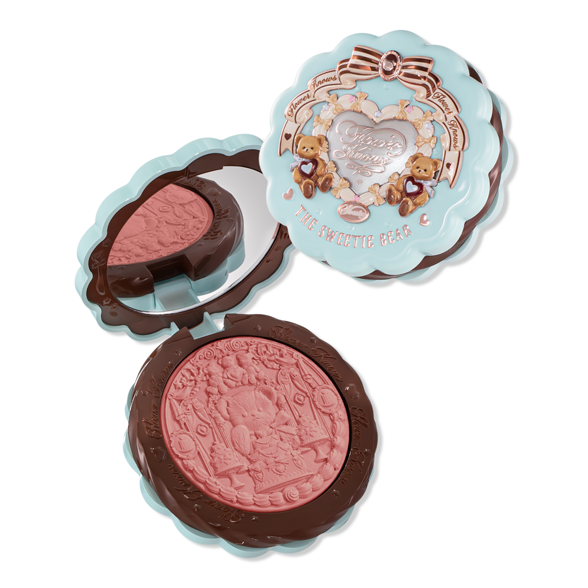 Flower Knows The Sweetie Bear Collection Silk Satin Blush #1