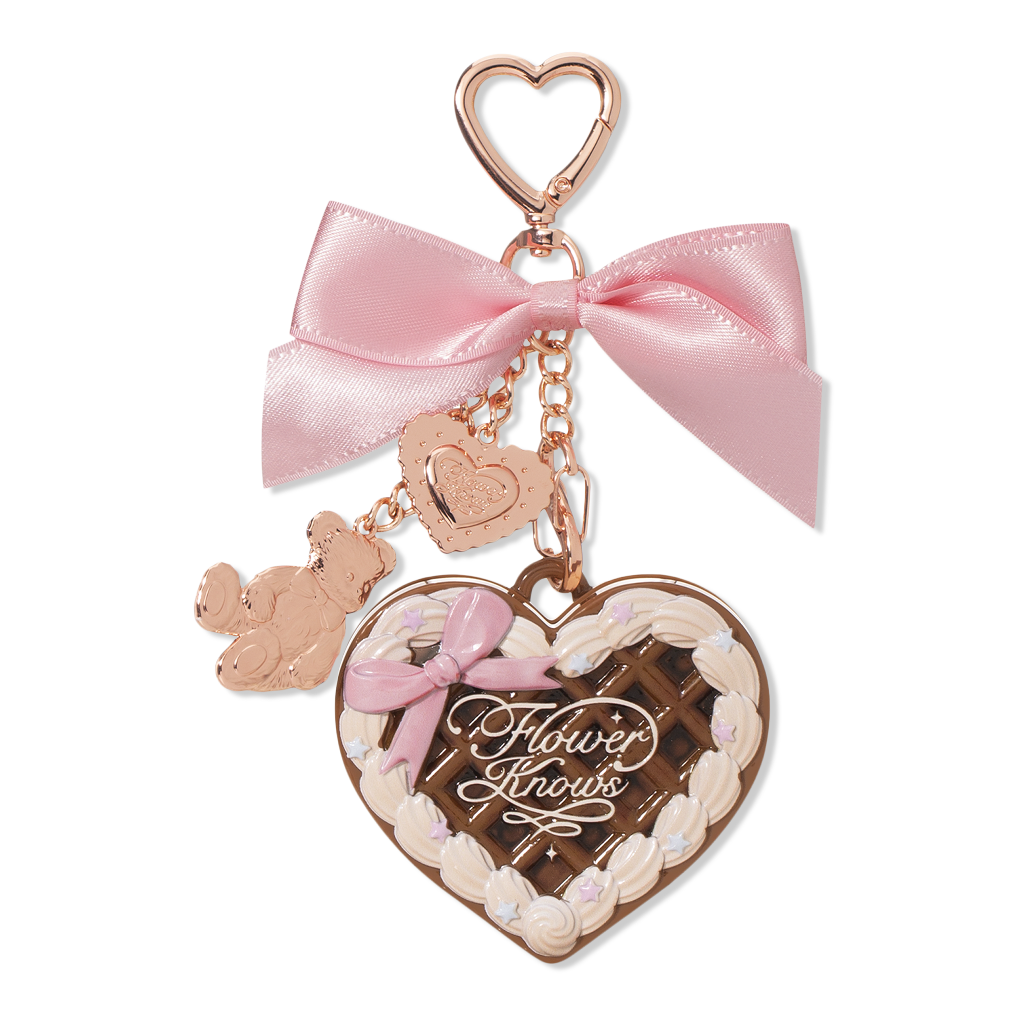 Flower Knows The Sweetie Bear Collection Mini Setting Powder & Charm Set #1