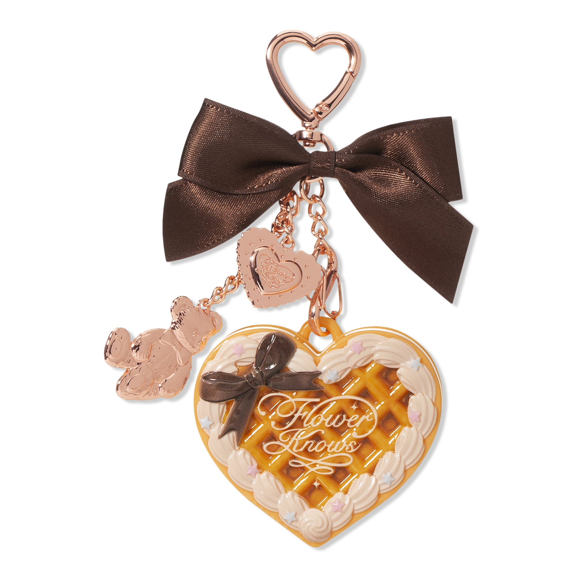 Flower Knows The Sweetie Bear Collection Mini Setting Powder & Charm Set #1