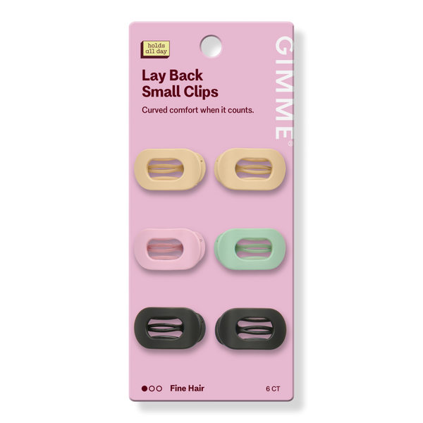 GIMME beauty Flat Lay Mini Claw Clip for Fine Hair #1