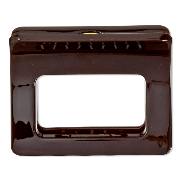 Conair Accessories Brown Rectangular Claw Clip #2