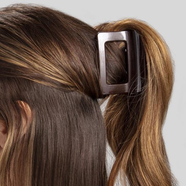 Conair Accessories Brown Rectangular Claw Clip #5