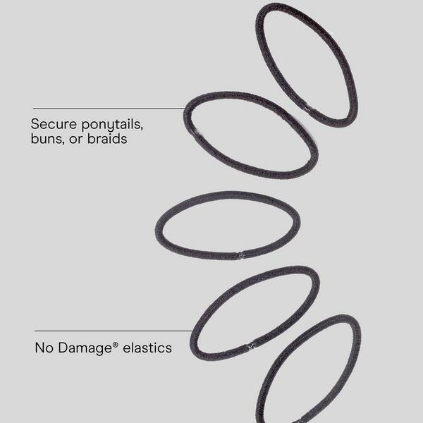 Conair Accessories No Damage Black Elastics #3