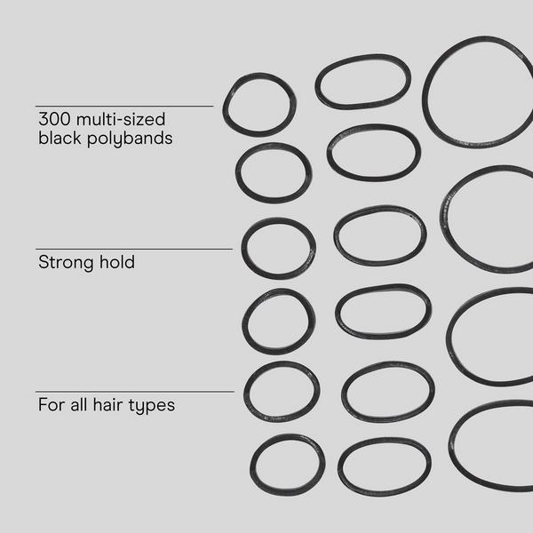 Conair Accessories Mixed-Size Rubber Polybands #3