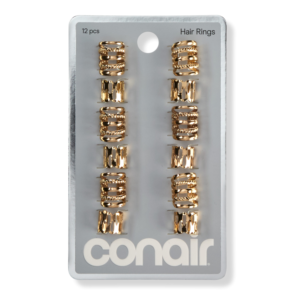 Conair Accessories Metal Braid Cuffs - Gold